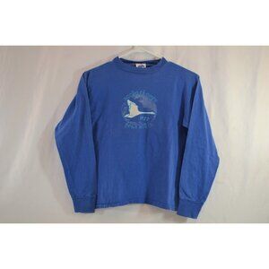 Nookachamps Four Miler 1987 Running Race Blue Miller Cotton Shirt Vintage